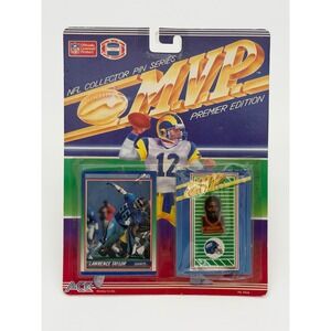 1990 ACE Novelty Lawrence Taylor NY Giants MVP Pin Series Score Card New Sealed